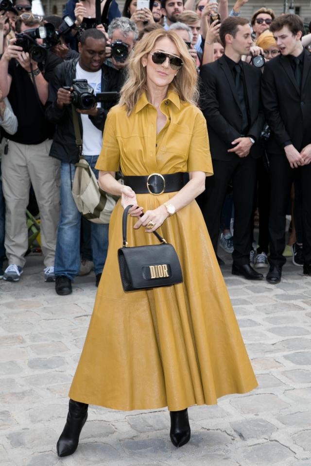  Celine opts for the casual look and goes from top to toe in Dior