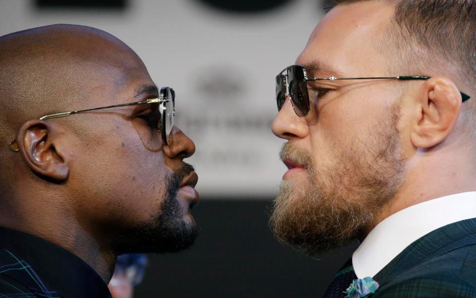 Floyd Mayweather and Conor McGregor will square off in Las Vegas on Saturday night