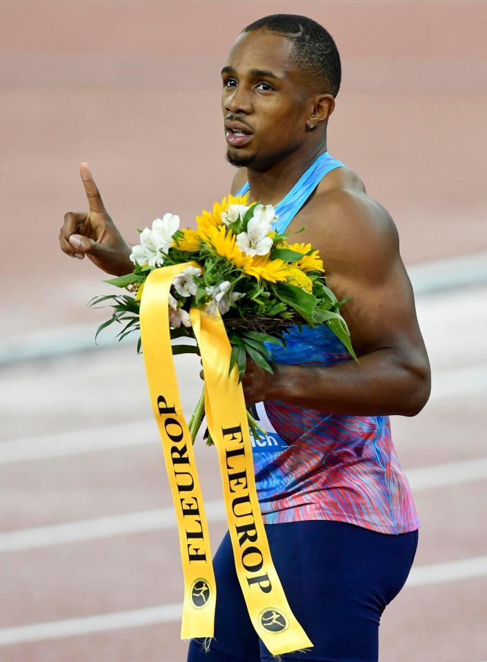 The British sprinter is a rising star in the sport