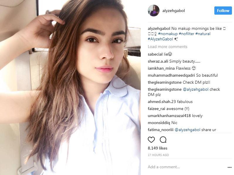 Alyzeh is one of Pakistan’s top models and an actress with 165,000 followers on Instagram