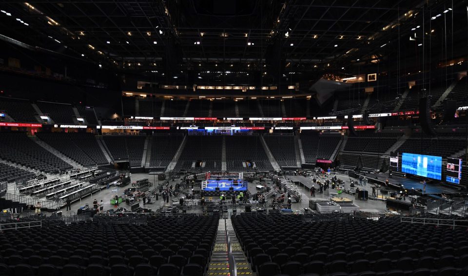  The T-Mobile Arena is nearing being ready to hold the Conor McGregor vs Floyd Mayweather superfight