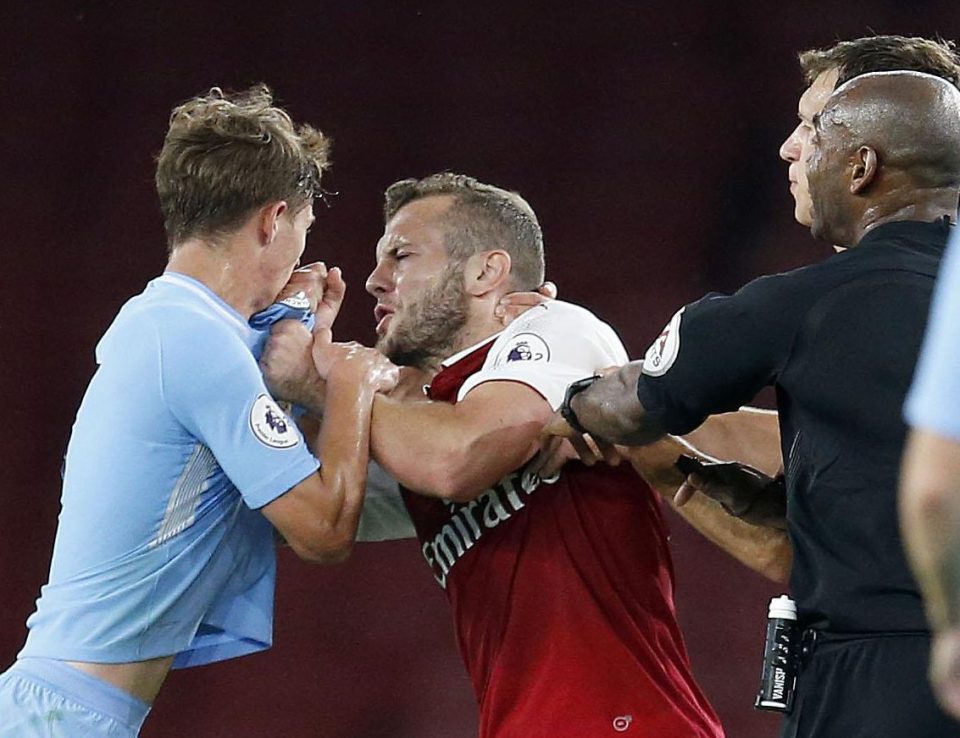 Jack Wilshere has seen his comeback hindered by a red card for Arsenal Under-23s