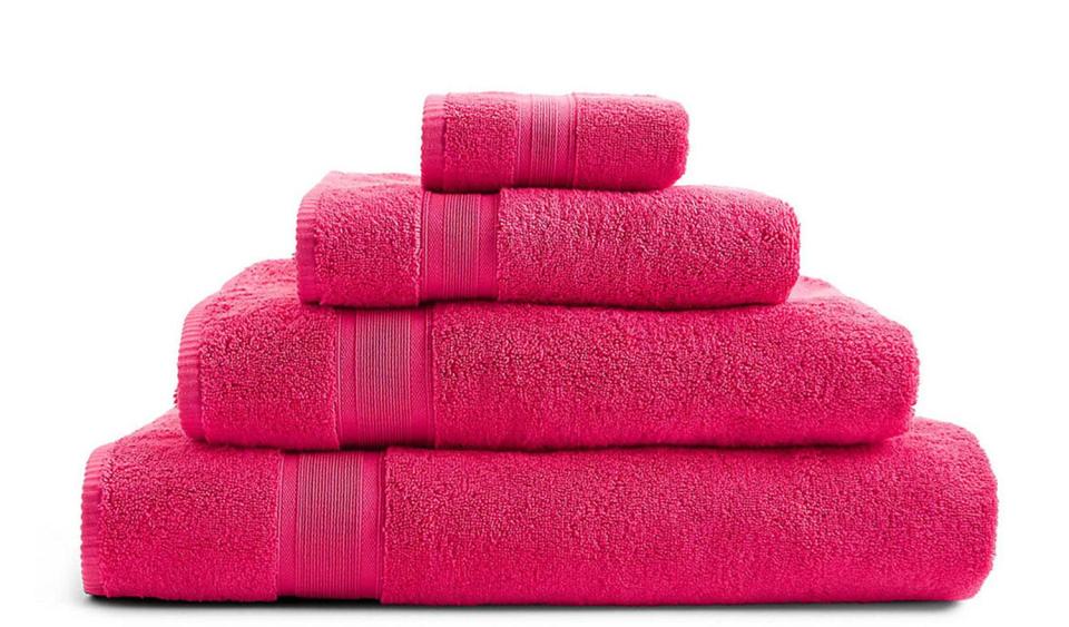  The towels from M&S cost £1.60 to £14.40