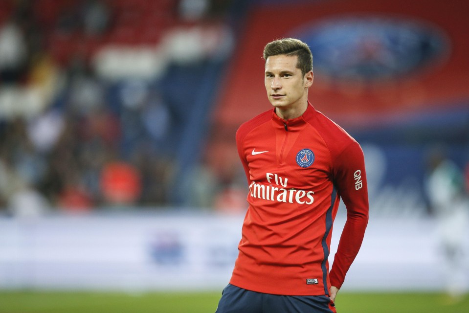 Paris Saint-Germain star Julian Draxler could be heading to Arsenal