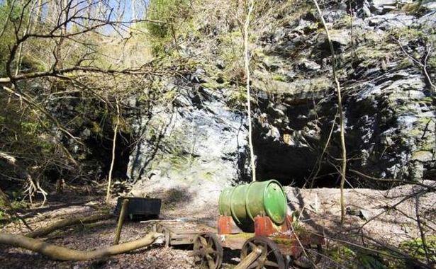  This house, near Wrexham, North Wales, comes with a quarry and mineshaft in the back