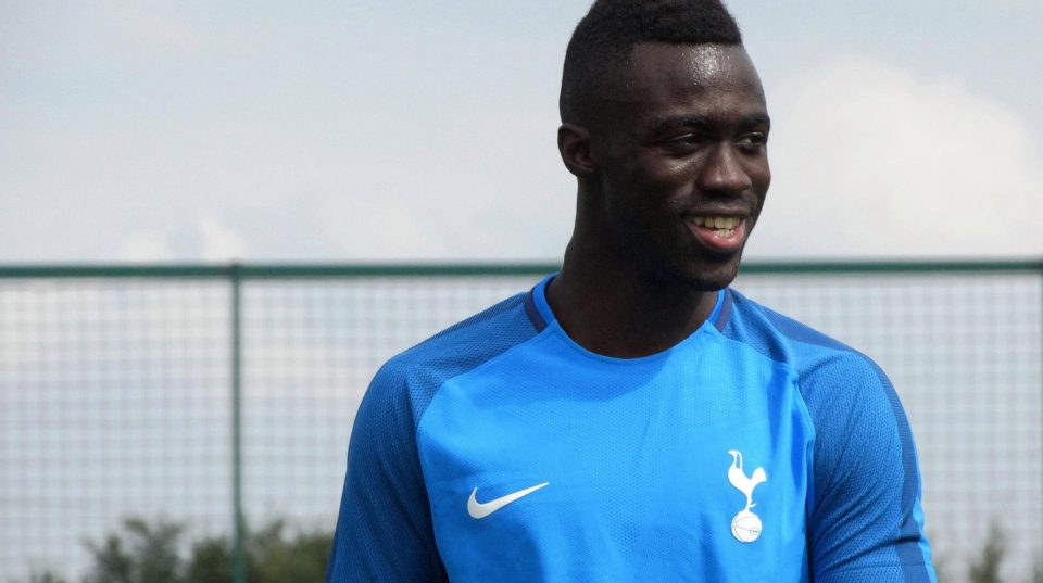  Davinson Sanchez in training today ahead of Spurs match with Burnley tomorrow