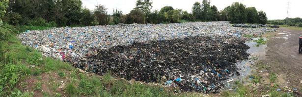  Cotgrave residents are angry about a field which has been turned into a huge rubbish dump without planning permission