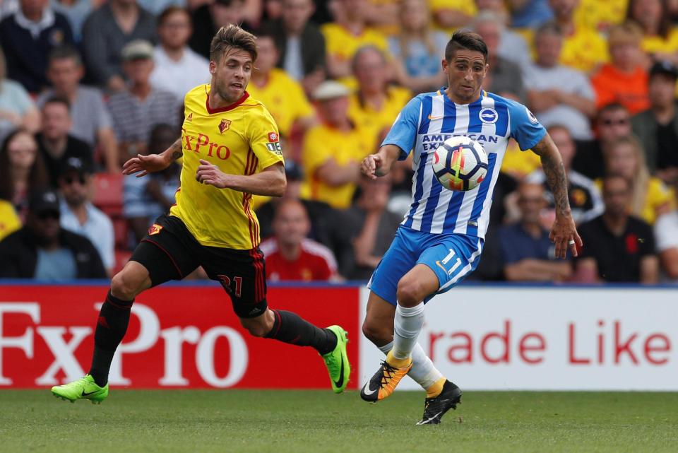  Anthony Knockaert in action with Kiko Femenia