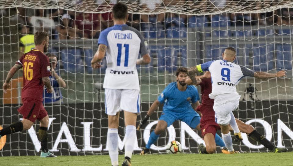  Mauro Icardi finishes off to help seal vital victory for Inter Milan over Roma