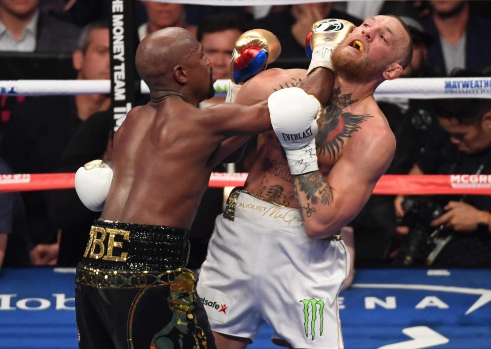 Floyd Mayweather took over and dominated the fight in Las Vegas