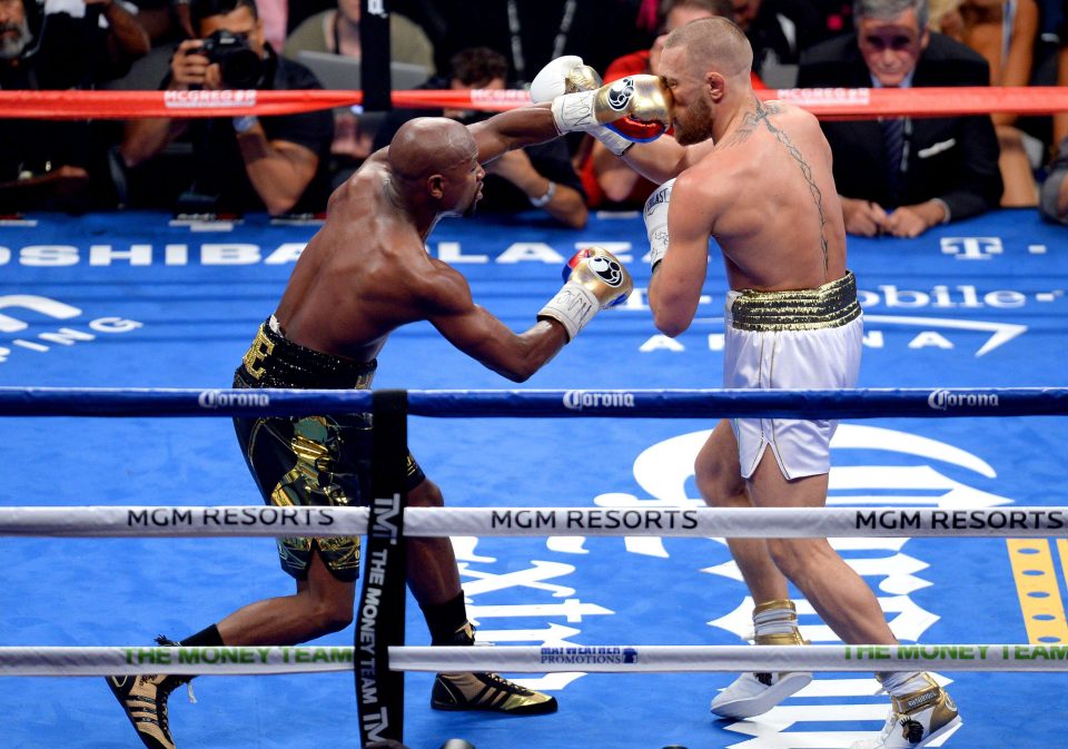 Conor McGregor couldn't keep Floyd Mayweather at bay in Las Vegas