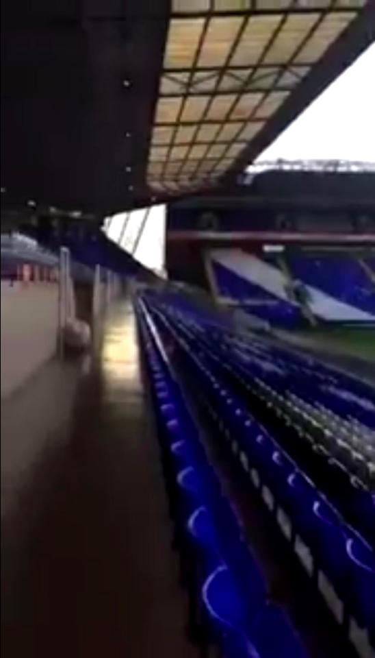  The boozy Birmingham City fan woke to find the crowd gone