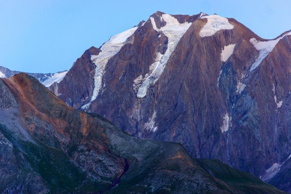  The Zillertal Alps in Austria where the climbing accident took place.