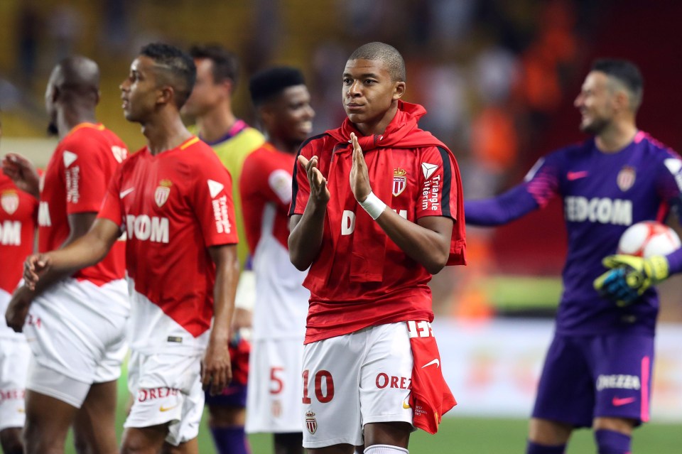 Monaco smashed Marseille 6-1 without Mbappe and have won all four games this season