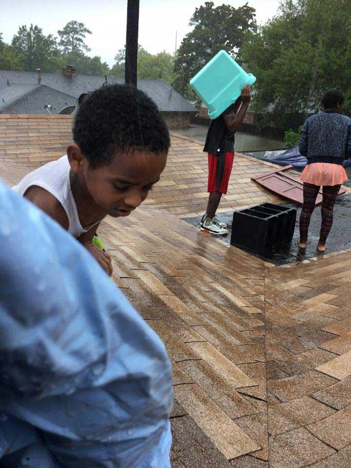 Families, some with young children, appealed for rescue on social media as the floodwaters hit