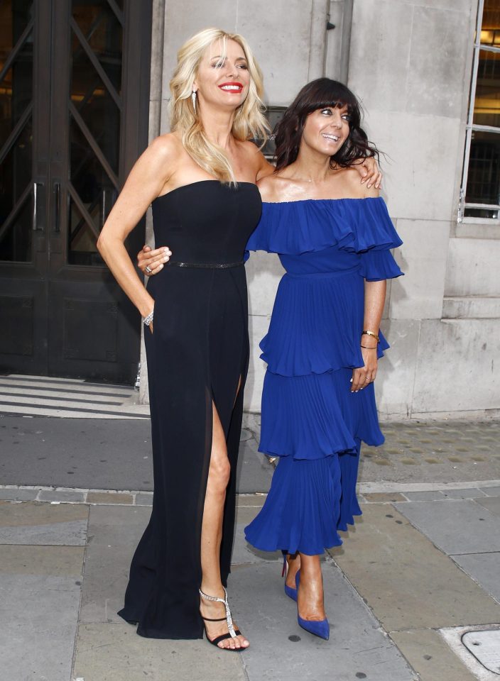  Tess Daly and Claudia Winkleman arrive at the venue