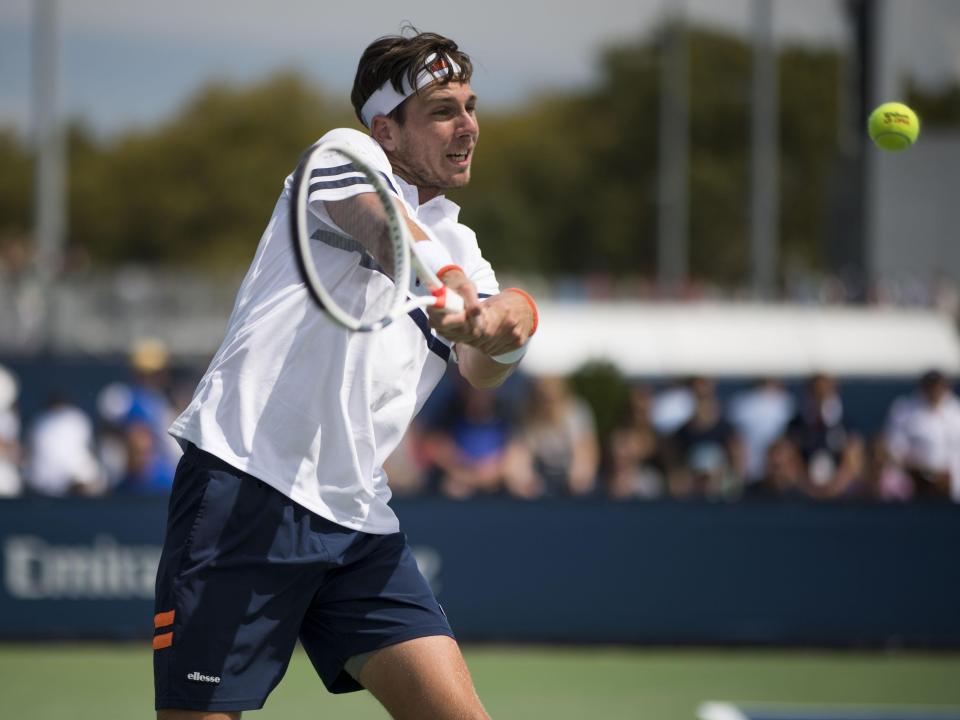  Norrie admitted maintaining focus was hard in the challenging light conditions as the sun set in New York