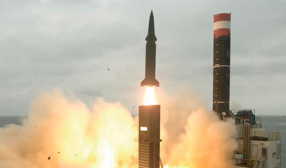  South Korea's Defence Ministry recently released footage of its own missile tests