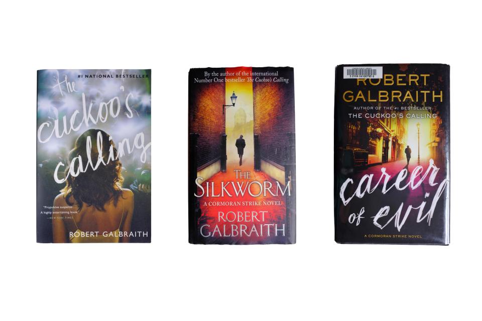  The Cormoran Strike series is written by Robert Galbraith, which is a pseudonym used by JK Rowling