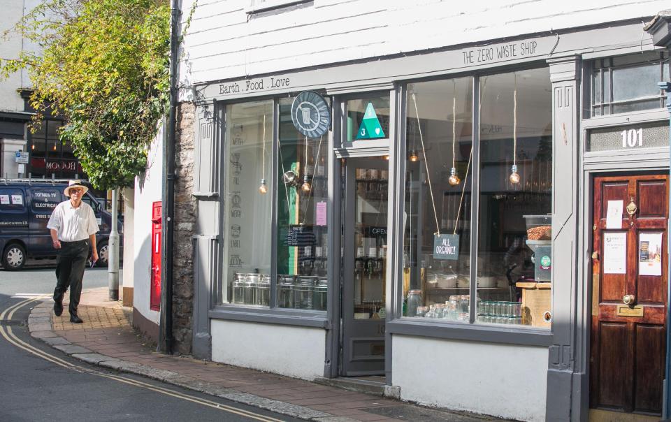  Green and pleasant: Totnes was perfect place to launch this new venture