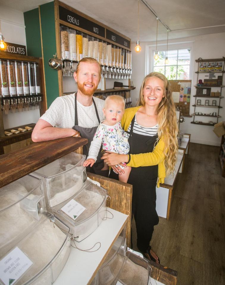  Former Manchester United ace Richard moved to Devon to start the shop with his wife Nicola