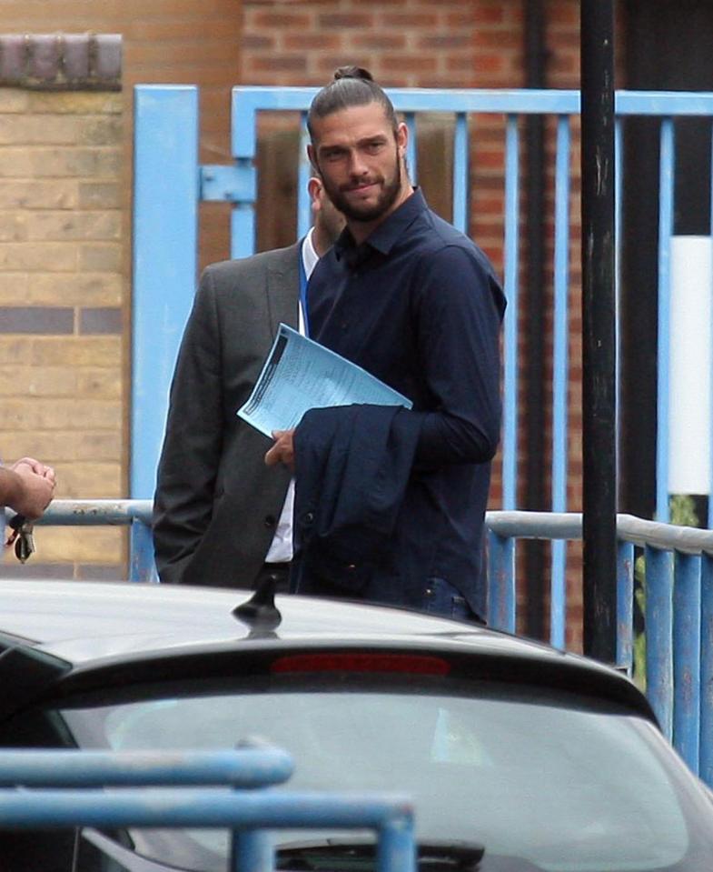  Andy Carroll leaving Basildon Crown Court after giving evidence earlier today