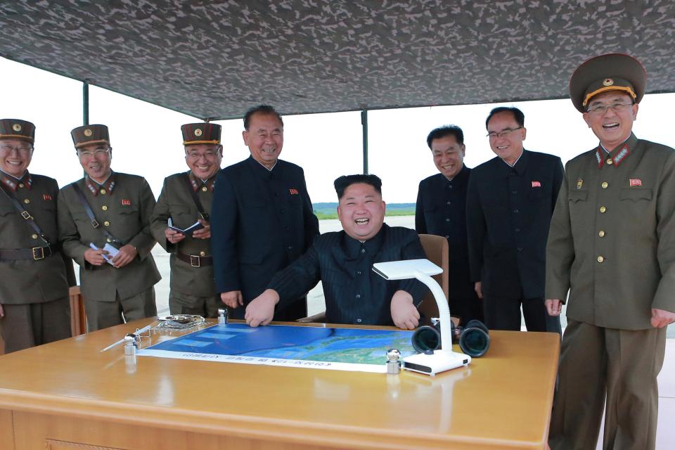  Kim Jong-un has warned his military will lay waste to Japan