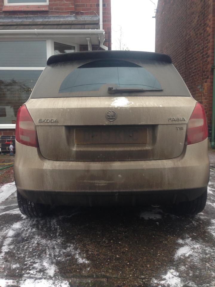  Car exteriors didn't turn out much better - with many desperately in need of a wash