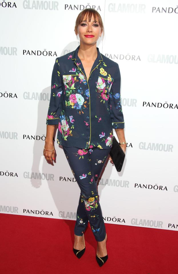  Rashida Jones also embraced the look in this floral two piece set