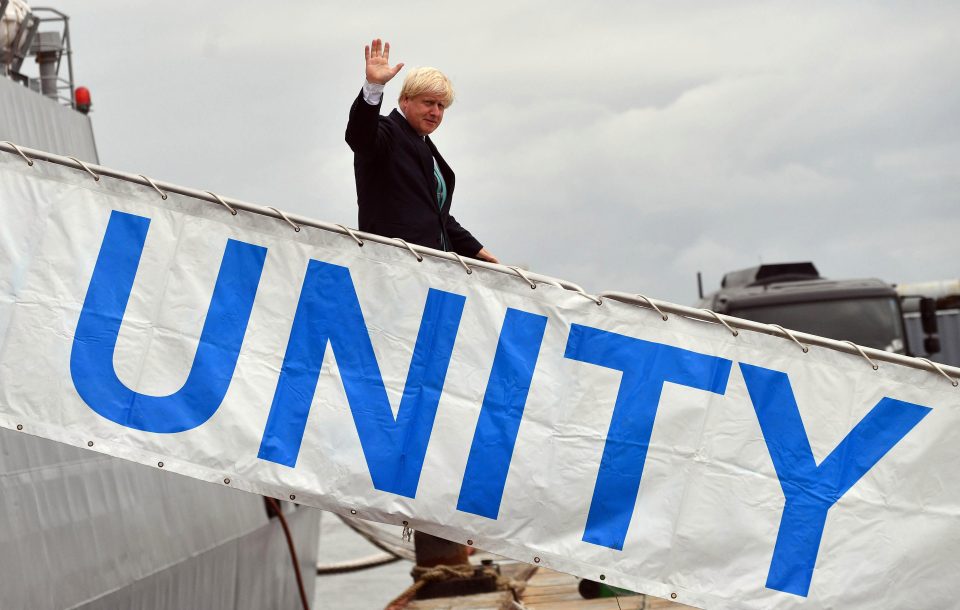  The Foreign Secretary toured a Nigerian ship called Unity