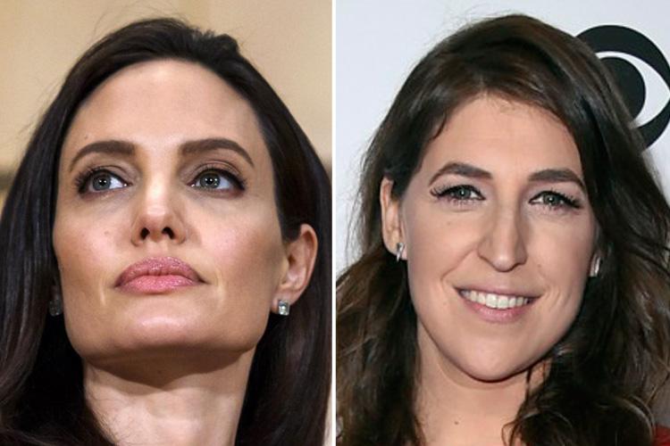  Angelina Jolie and The Big Bang Theory's Mayim Bialik were both born in 1975