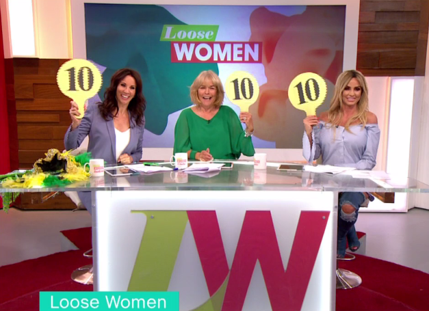 Ruth’s Loose Women pals gave her three tens