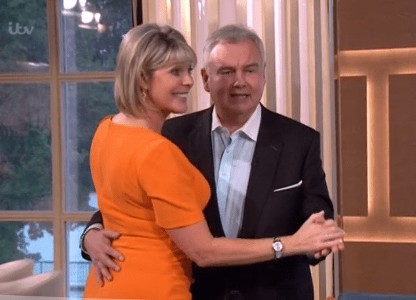 Ruth and Eamonn had a little dance at the end of the show