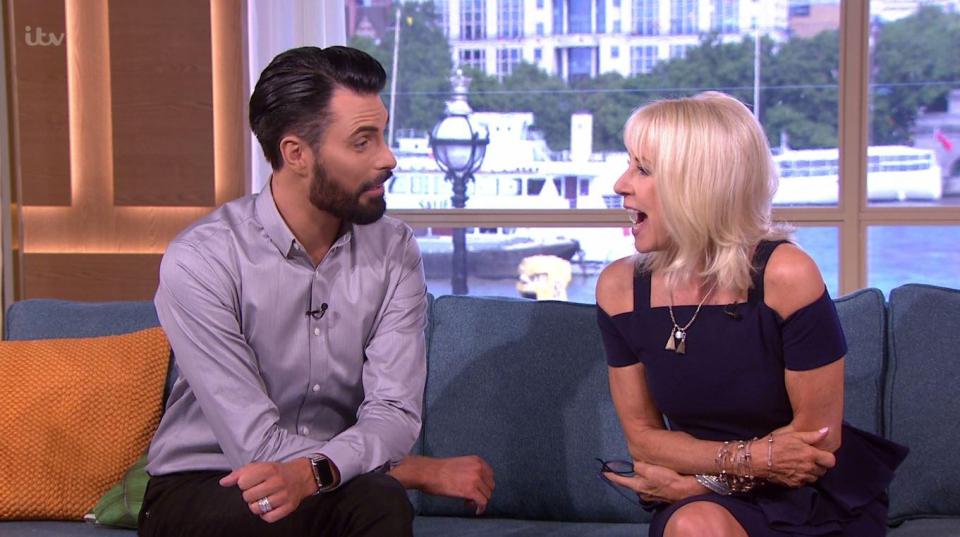  Rylan and Sarah joked guest Lesley Joseph had taken over in the gallery