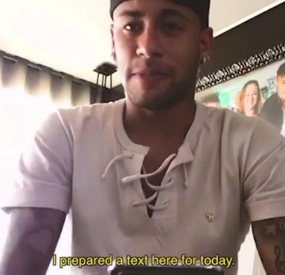 Neymar said he was delighted to make the move to the French capital