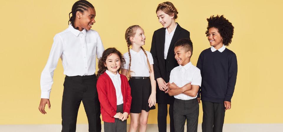  You can get Tesco's full school uniform for children from 3 to 16 years old