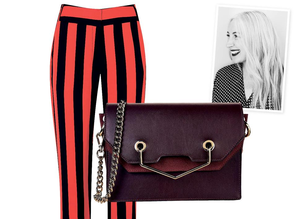  Trousers, £49; Bag, £95 both Topshop