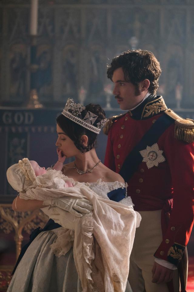 Jenna as we've been used to seeing her in ITV epic Victoria