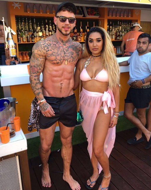  Zahida with her boyfriend Sean Pratt on a recent holiday