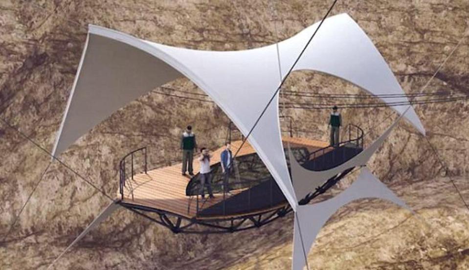  The Jebel Jais zipline is being constructed at the top of the UAE's highest peak