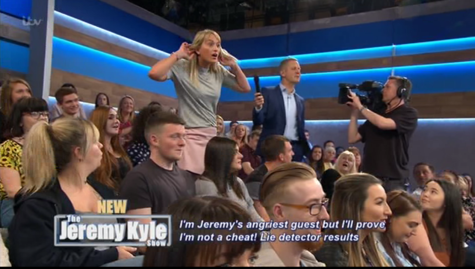  A member of the studio audience ended up putting Mark down after Jeremy asked for her opinion