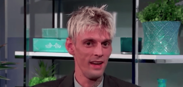  Aaron Carter. 29, has expressed his relief after he found out he doesn't have HIV live on TV