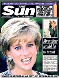  Saturday was the day of the funeral and we led with Prince William saying Princess Diana would be proud of the public response to her death