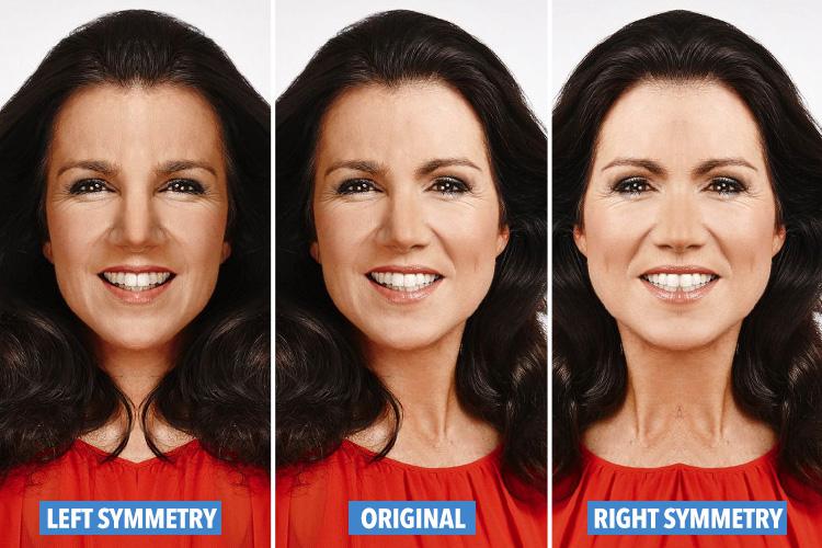  Susanna Reid looks undeniably different when you change the alignment of her face