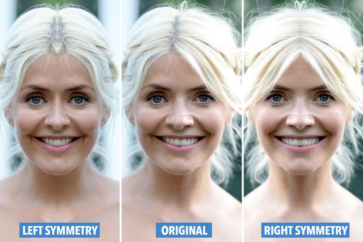  Holly willoughby's face is perfectly imperfect