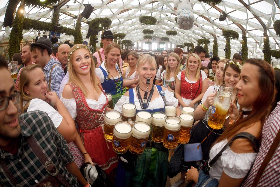  Beer flows throughout the festival, with 6 million revellers expected to sample the beery delights on offer