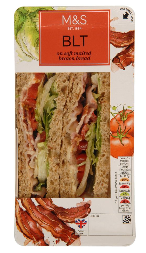  The trusty BLT is included in The Great Lunch Giveaway at M&S