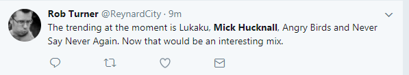 Mick Hucknell began trending on twitter after being spotted sat next to Fergie