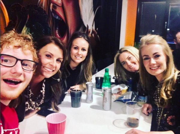  Coleen celebrated her 31st birthday in Amsterdam with Ed Sheeran