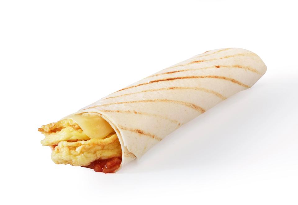  The new egg and cheese wrap costs £2.85 from Greggs